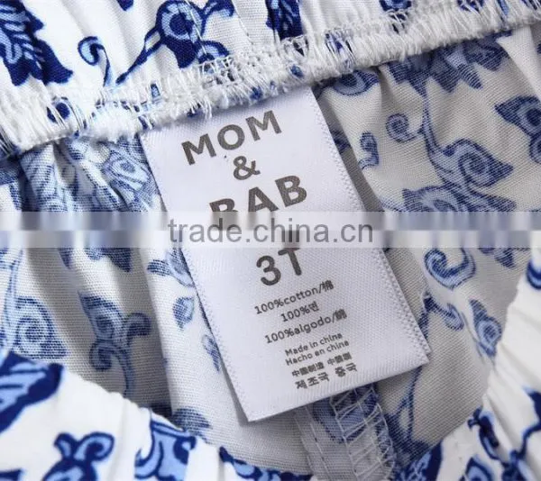 Fashion Girls Set 2015 Summer Wholesale Newest Mom and Bab 100% Cotton Baby Shorts photo-5
