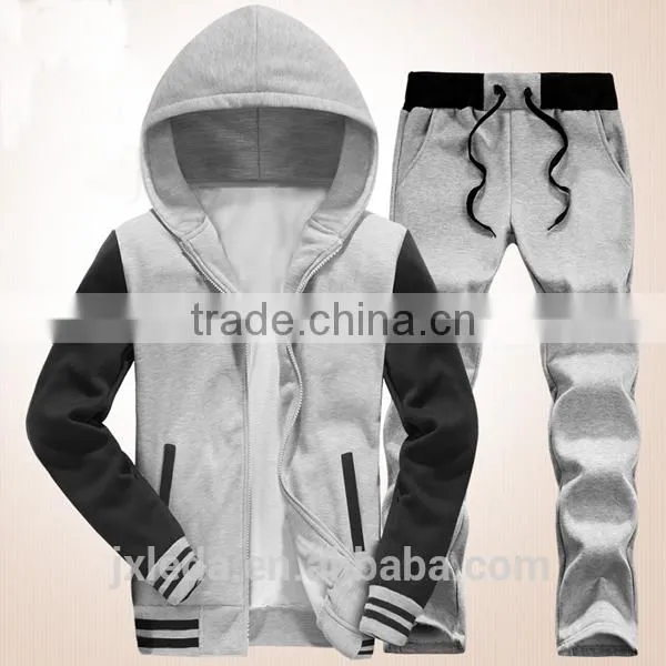 Fleece Fabric Customize Hoody Sports Suit photo-4
