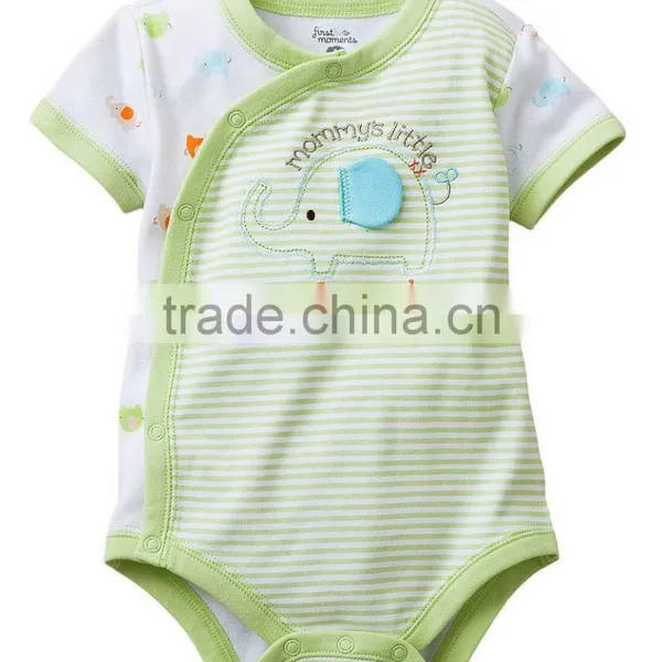 China Supplier Rompers for Baby Girl,custon Funny Baby Rompers Cotton With Pattern photo-2