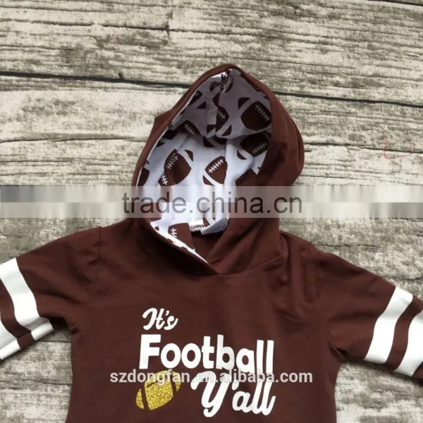 Fooball Kids Clothes Baby Boy Hoodie Outfits 2 Pcs 2016 Winter Clothes For Children photo-2