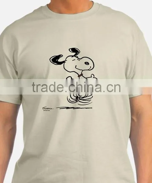 2016 Custom Wholesale Cute Cartoon Pictures Casual Short O-neck Men Shirt photo-4