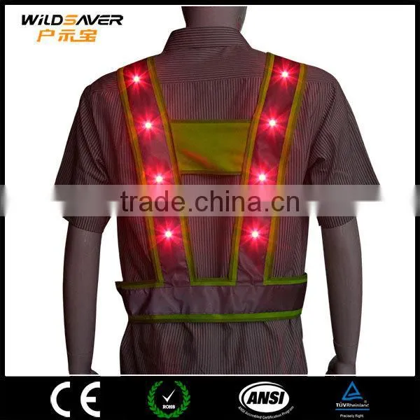 New Design Led Fluorescence Vest /industrial Safety Clothing photo-4