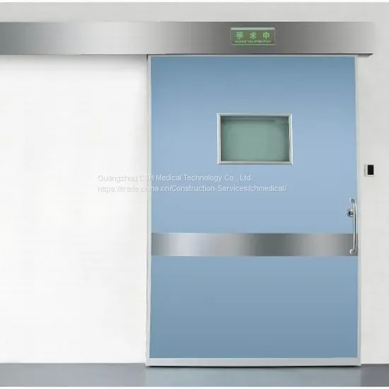 Laminar Air Flow Clean Operating Theater Equipment: Automatic Sliding Air Tighting Sealed / Hermetic Operating Theater Doors photo-2