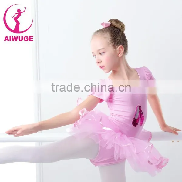 Pink Princess Tutu Dress Pretty Sequins Girls Ballet Tutu Dress photo-2