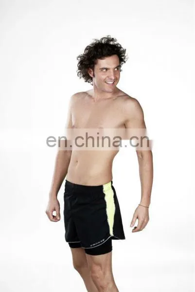 Racing Running Shorts, Polyester and Microfibre
