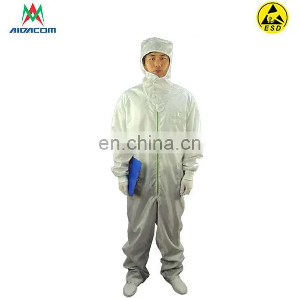 Anti Static Electricity 2n7002 Esd Protection White Clean Room Coveralls Clean Room Bunny Suit Suppliers photo-3