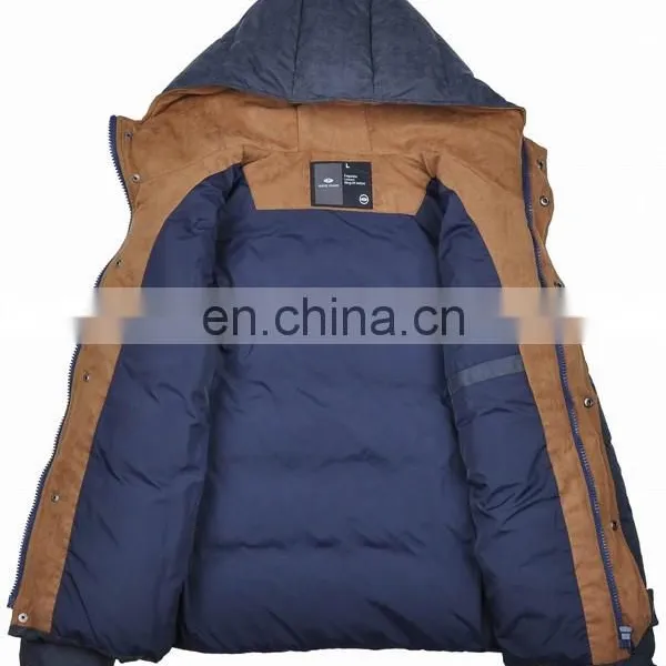 Brocade Polyester Cotton Brushing Warm Coat photo-4