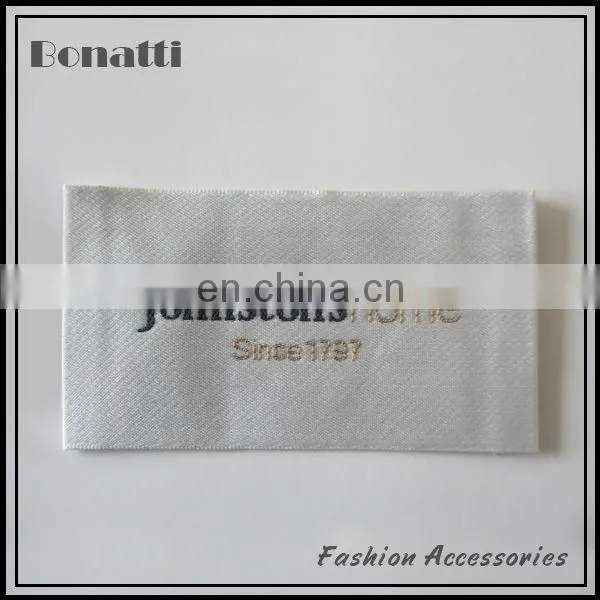 Damask Woven Label for Clothing