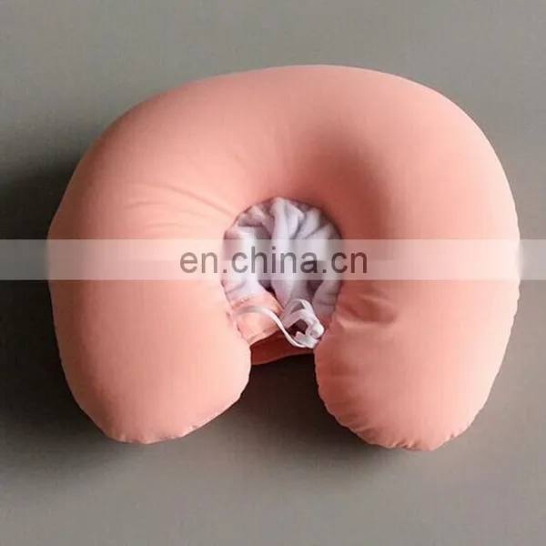 Meet ICTI Standard Custom u Shape Travel Neck Pillow With Hat Promotion Wholesale Soft Plush Pillow Neck photo-3