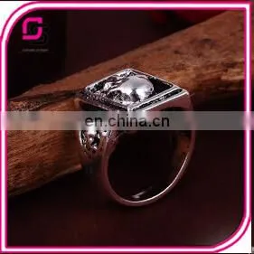 2015 Newest Stainless Steel Devil Skull Ring Fahion Custom Made Skull Ring photo-3