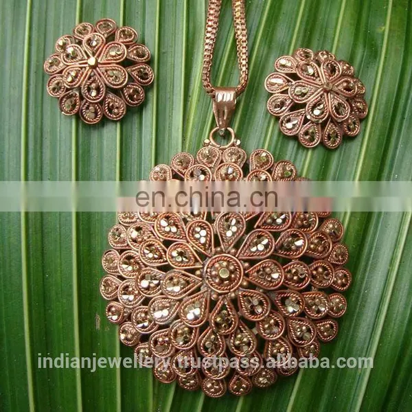 Copper Jewelry Pendants, Custom Copper Jewellery Designs Manufacturer photo-6