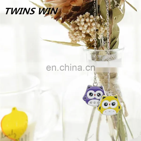Free Samples Japan School Popular Stationery Promotional Gift Design Cartoon Owl Shaped Magnet Bookmark Metal photo-5