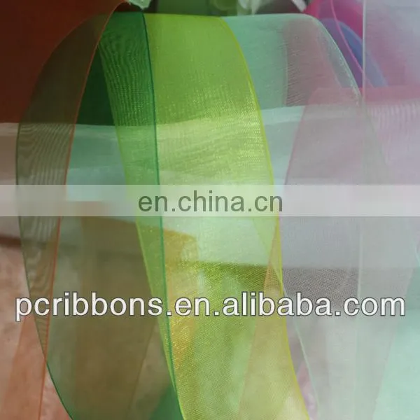 100% Pure Silk Organza Ruffled Ribbon photo-6