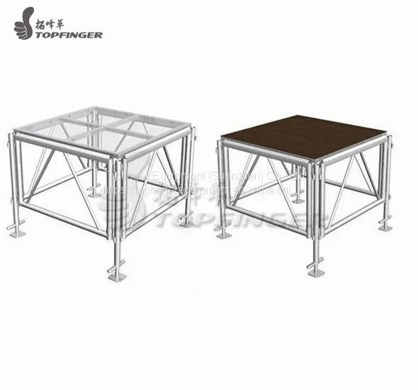 Sell DIY Mobile Adjustable Portable Detachable Aluminum Church Entertainment Design Stage Platform For Sale photo-2