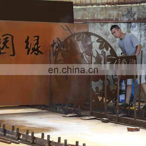 Laser Cut Corten Steel Art Letter Metal Sculpture photo-6
