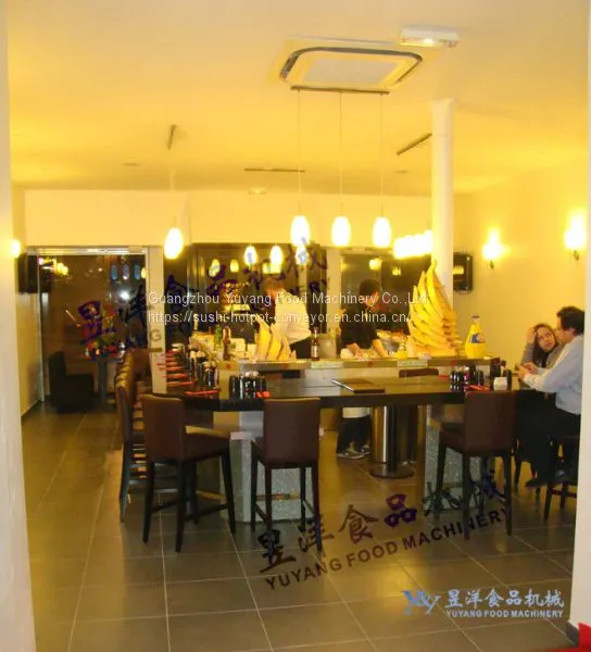 Conveyor Belt Sushi System Food Delivery System: Factory - Michaeldeng@gdyuyang.com photo-2