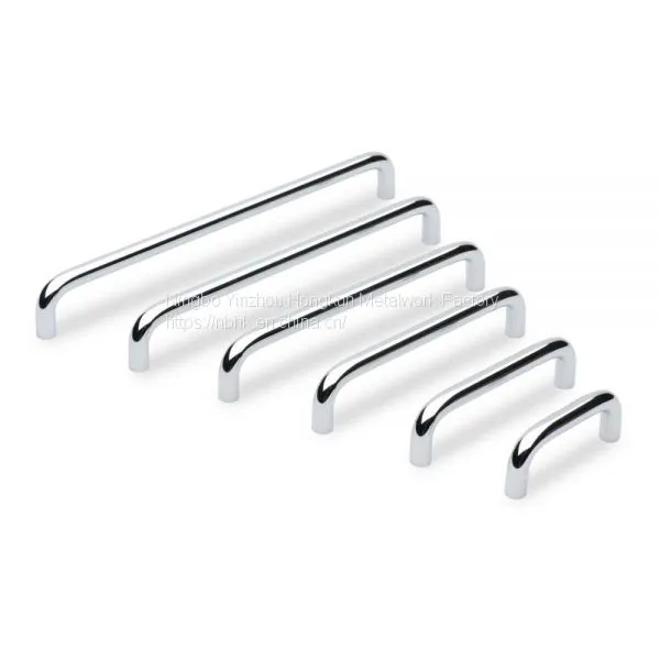Steel D Shape Cabinet Drawer Pull Handles Furniture Dresser Pulls Drawer Kitchen d Handle photo-4