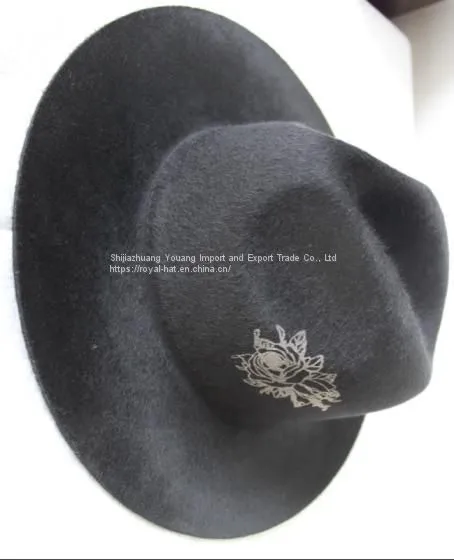 100% Wool Felt Fedora