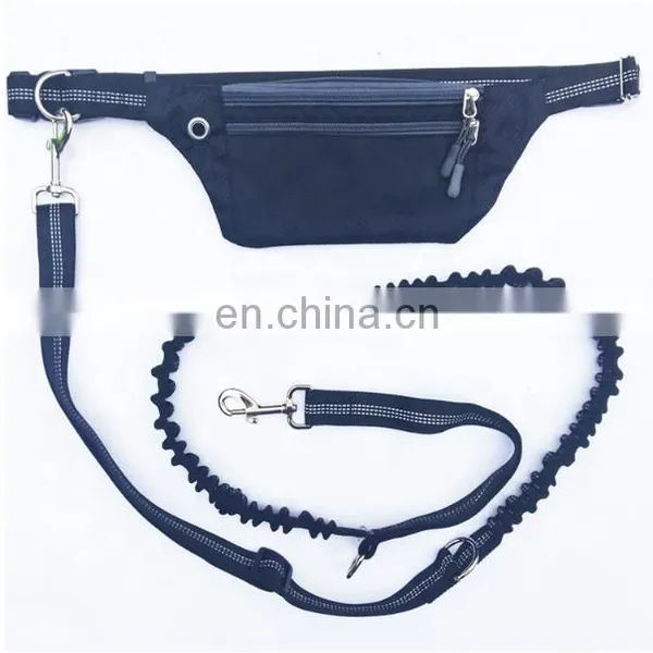 Heavy Duty Dog Leashes Running Training Leash for Pets Bungee Dog Leash With Waist Pack photo-2