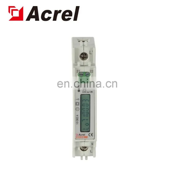 Acrel DDS1352 single phase meter prepayment gprs for zigbee energy monitor