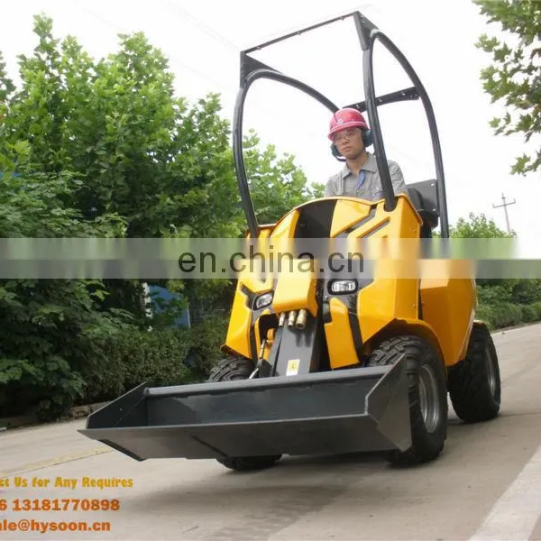 Chinese Small Wheeled Articulated Mini Loader photo-5
