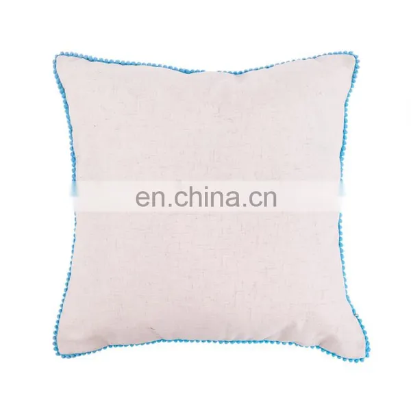National Garden Nanjing Backrest Pompom Decorative Cushions Outdoor Chair Cushion For Sofa photo-3