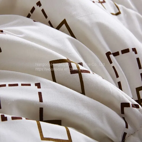 Home Textile 100% Cotton Proof Fabric Thickened Wool/ Cashmere Quilt photo-5