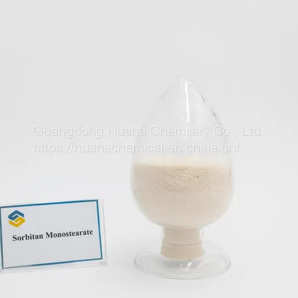 Food Additive Factory Supply Emulsifier Sorbitan Monostearate SMS Stearate Span 60 Made From Plant CAS 1338-41-6 E491 With Kosher/Halal/ISO/Rspo