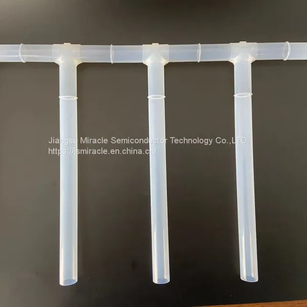 Customized Connection Tube PFA Fitting PFA Transparent Weld Tubing photo-2