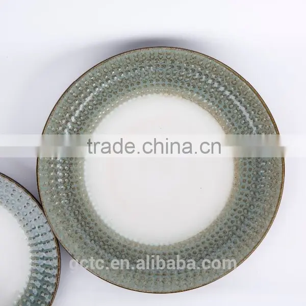 16pcs Dinnerware Set With Hand Painded Reactive Galaze photo-4
