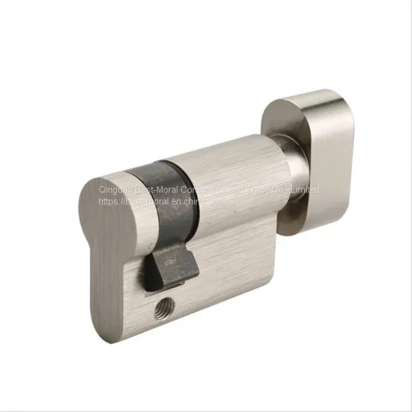 Oval Shaped Thumbturn Model Half Euro Profile Brass Lock Cylinder photo-3