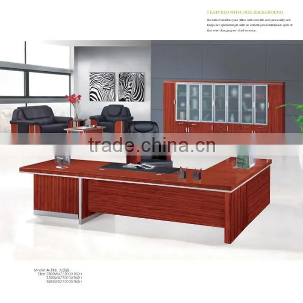 2015# Executive Office Desk Office Large Modern Table Office Furniture A-311 photo-2