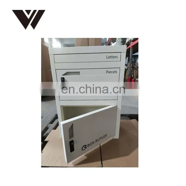 Cast Iron Modern Mailbox Outdoor Garden Wall Mounted Parcel Letter Newspaper Mail Post Drop Box photo-5