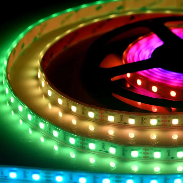 12v Ws2811 5m 60leds per Meter Addressable Rgb Led Strip Light Waterproof Pxiel Colorful Lc8806c Led Strip