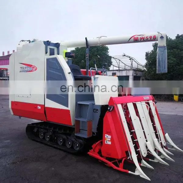 High Quality Agriculture Harvester Machine Rice Cutter Machine Luckystar Half-feed Rice Combine Harvester photo-3