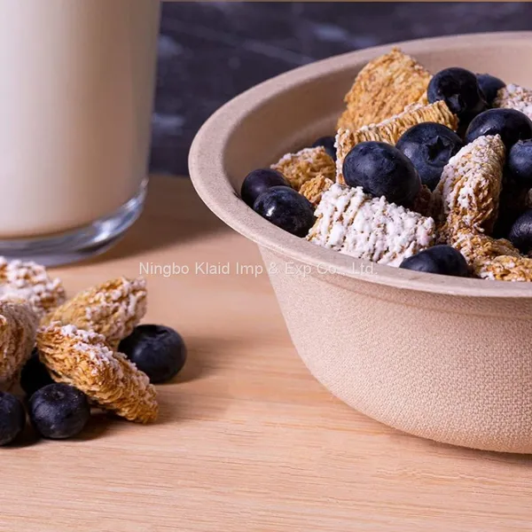 650ml Disposable Food Container Biodegradable Compostable Sugarcane Eco Friendly Round Soup Bowls (300/CS) photo-5