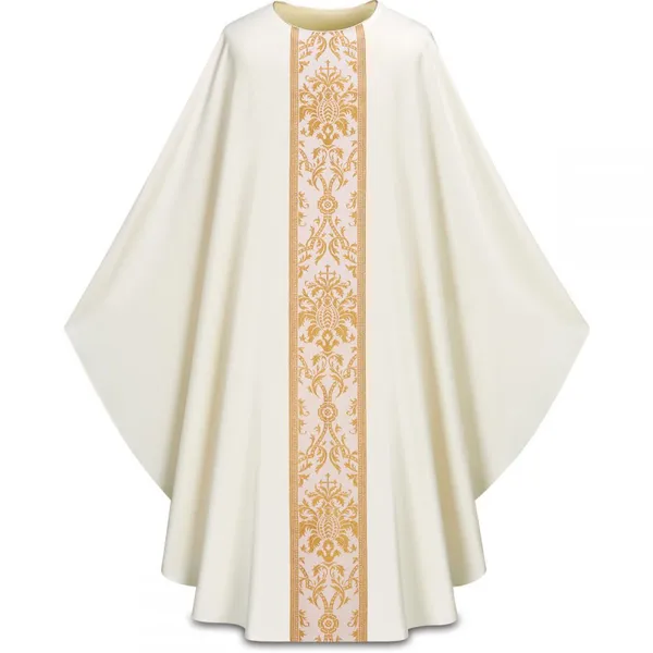Men's Church Pastor Celebrant Chasuble Priest Vintage Robe Gown Cape Cassock Vestment Robes photo-2