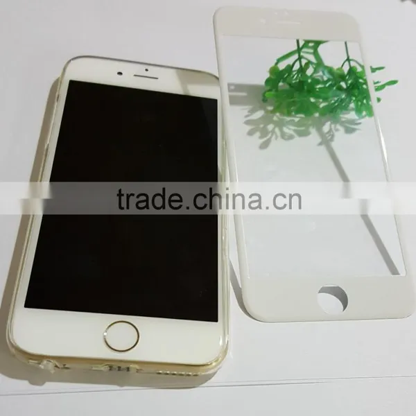 2015Newest 0.15mm Ultrathin 3D Curved Tempered Glass Screen Protector for Iphone 6 Quality Choice