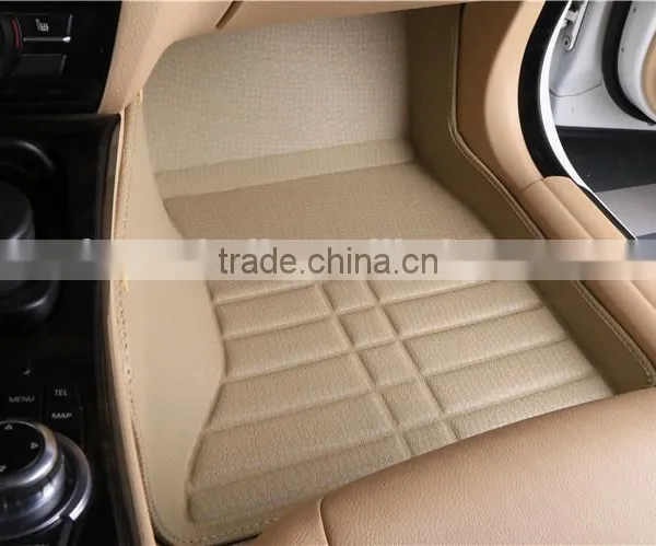 Fitted Car Mats, Waterproof Floor Mats, All Weather Floor Mats Beige Color photo-4