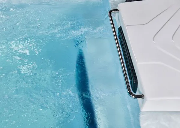 5.5m Wholesale Home Swimming Pool Fiberglass Swimming Pool Garden Therapy Swimming Pool Hot Tub Combo photo-5
