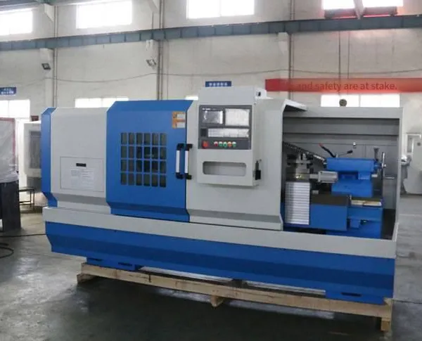 Cnc Lathe 6136, Horizontal Cnc Lathe 6136 With Hard Rail and Flat Bed photo-3