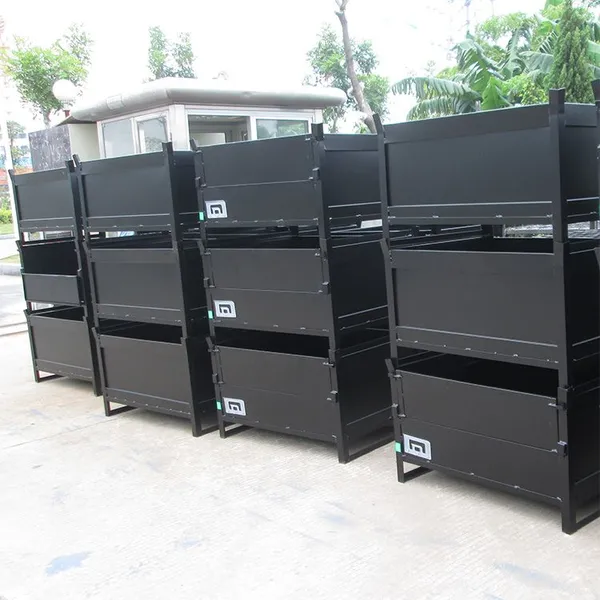 Factory Wholesale Logistics Turnover Box Iron Steel Folding Material Box photo-4
