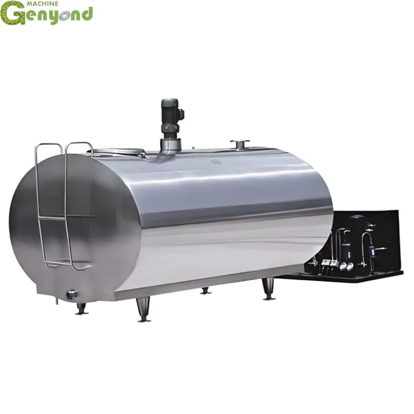 SS304/316 Stainless Steel 200/500/2000L Straight Cooling Milk Storage Water Tank