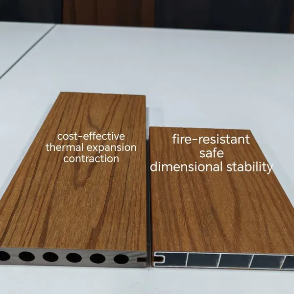 Aluminum plastic composite decking