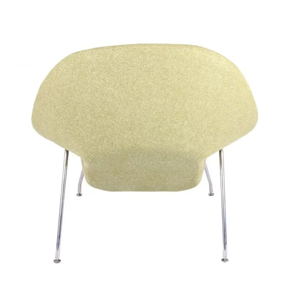 Cozy Womb Chair With Ottoman, Soft Fabric Lounge Set for Bedroom Reading Nook photo-4