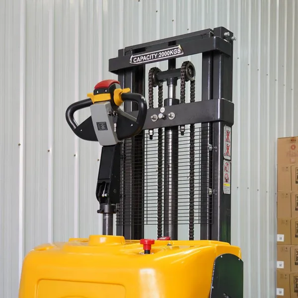 Electric Hydraulic Pallet Stacker 2T 3T 4m Lifting Height Electric Stacker Lift Electric Forklift Lift Electric Pallet Stacker photo-5