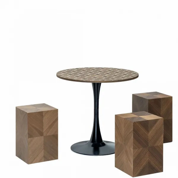 Perfect Unity Wood Marquetry Coffee Table photo-3