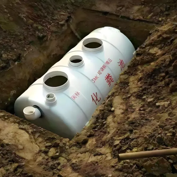 SMC Septic Tank 5000L 7mm Thick ISO 9001 Compliant for Commercial Wastewater Treatment photo-3
