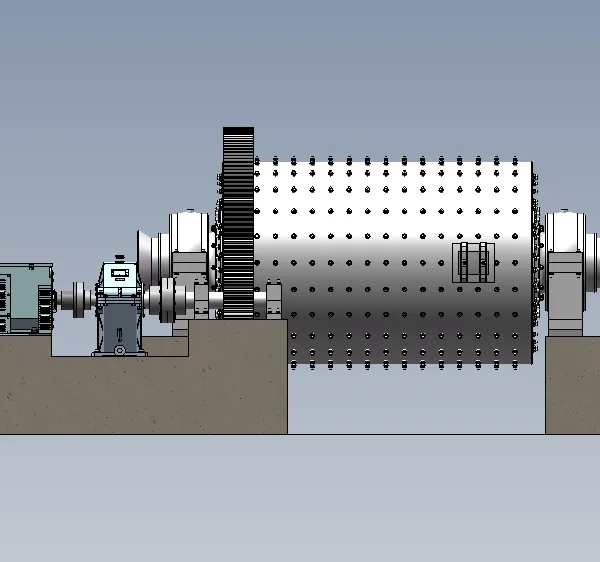 Ball Mill With Water Spray And Temperature Monitoring