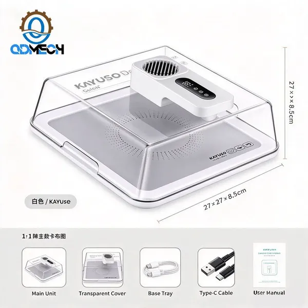 Mo-Qdmech Portable Thawing Machine Mo1001 for Home Kitchen and Restaurant Quick Defrost of Steak Sashimi Seafood Chicken Breast